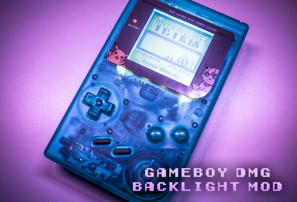 Gameboy backlight and bivert mod